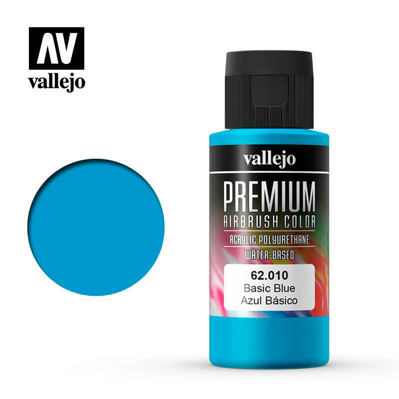 Vallejo Premium Color Paint Basic Blue - VAL62010 - Tistaminis