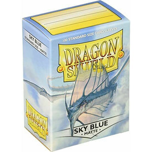 Dragon Shield Sleeves  Matte Sky Blue (100) New - Tistaminis
