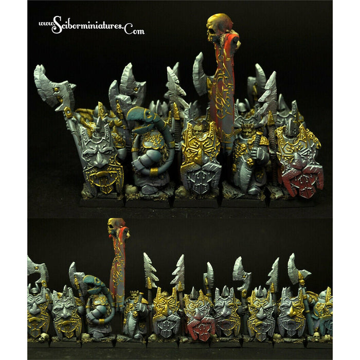 Scibor Miniatures Dark Guard Evil Dwarves 10 miniatures (10) New - TISTA MINIS