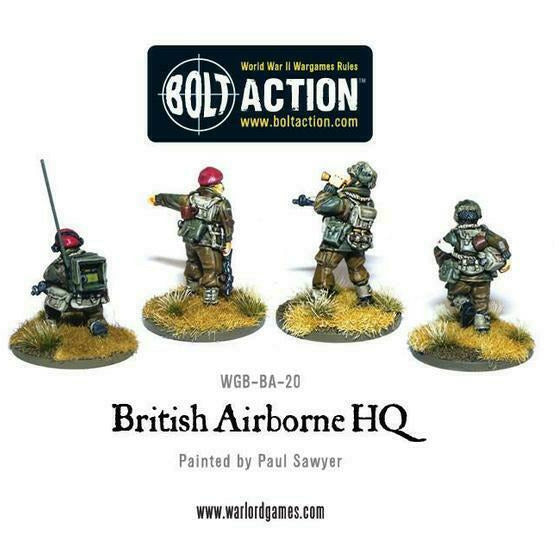 Bolt Action British Airborne HQ New - TISTA MINIS