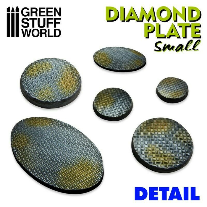 Green Stuff World Rolling Pin Diamond Plate - Small New - TISTA MINIS