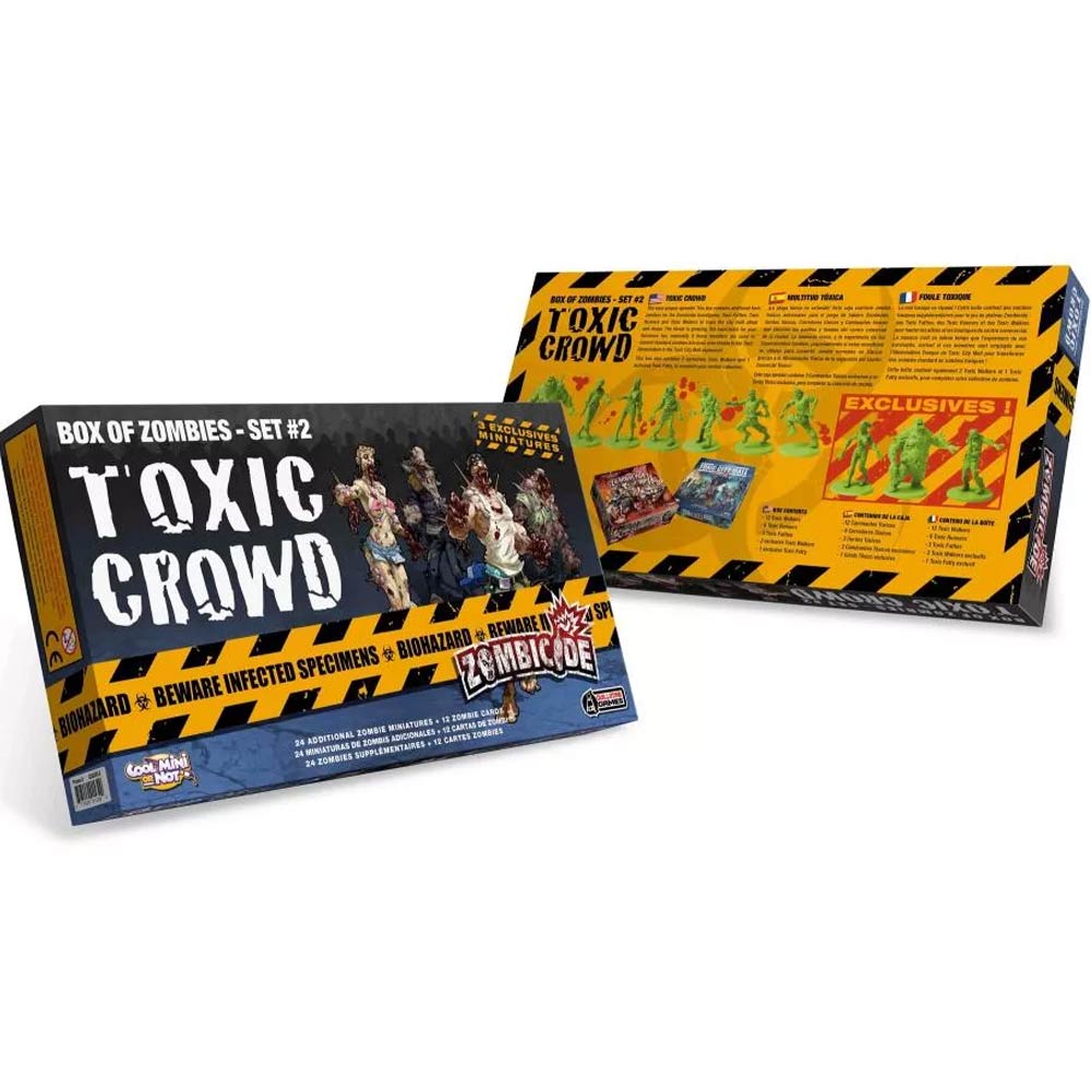 ZOMBICIDE 2 TOXIC CROWD BOX OF ZOMBIES #2 NEW - Tistaminis