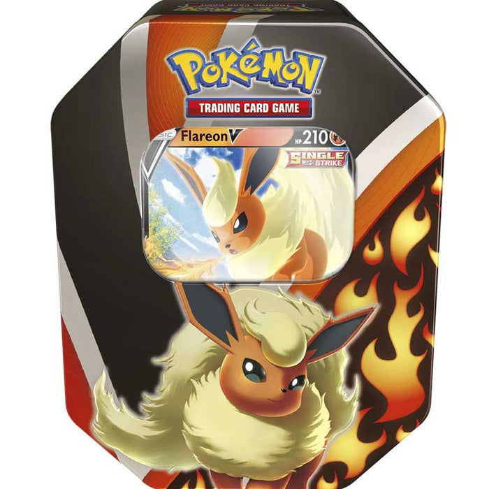 POKEMON EEVEE EVOLUTIONS V TIN - Flareon New - Tistaminis