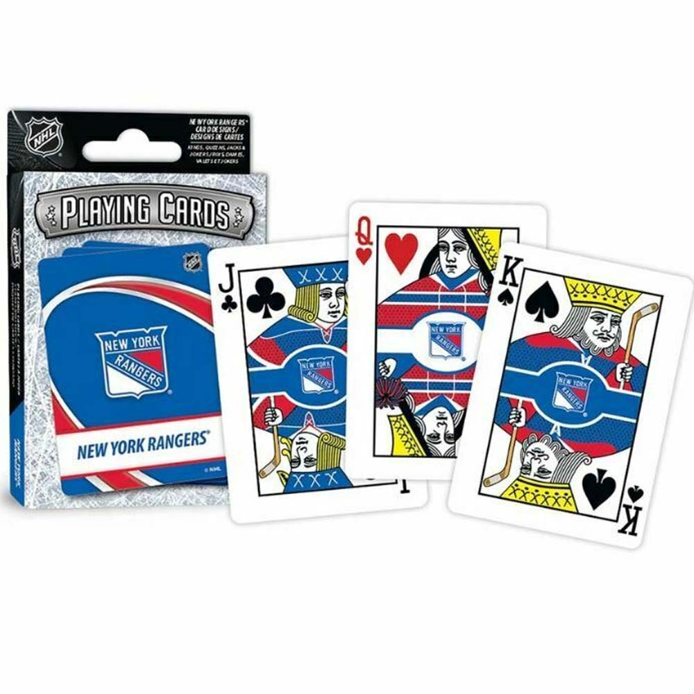 NHL OFFICIAL PLAYING CARDS NEW YORK RANGERS NEW - Tistaminis