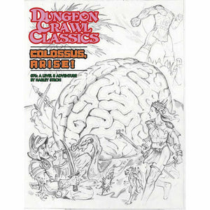 DUNGEON CRAWL CLASSICS #76: COLOSSUS ARISE! SKETCH COVER NEW - Tistaminis