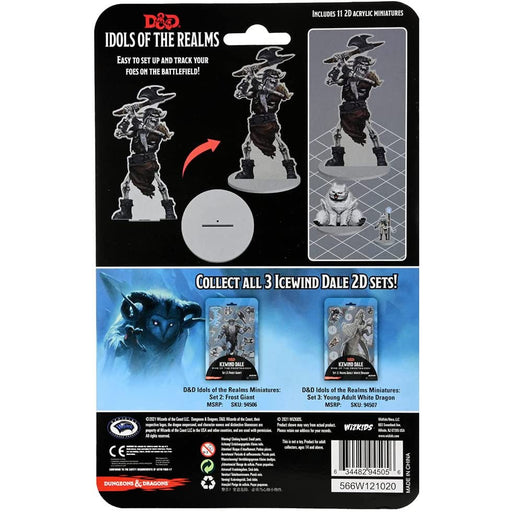 Dungeons & Dragons IDOLS 2D MINIS SET 1: FROST GIANT SKELETON New - Tistaminis