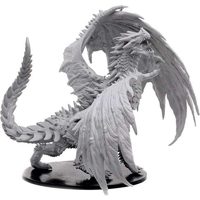 Pathfinder Battles Deep Cuts Unpainted Miniatures: Gargantuan Red Dragon - Tistaminis