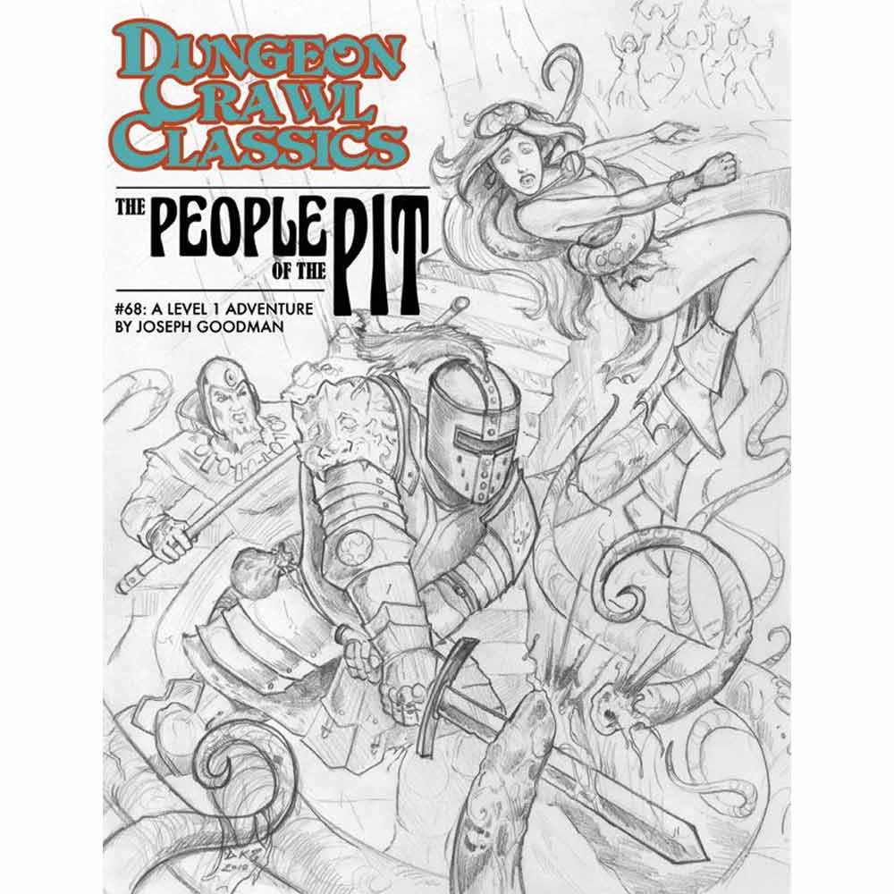 DUNGEON CRAWL CLASSICS #68: THE PEOPLE OF THE PIT SKETCH COVER NEW - Tistaminis