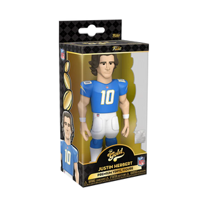 Funko POP! GOLD 5" NFL CHARGERS JUSTIN HERBERT New - Tistaminis