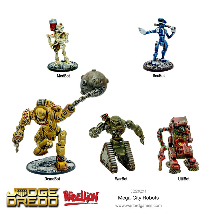 Judge Dredd Mega-City Robots New - Tistaminis