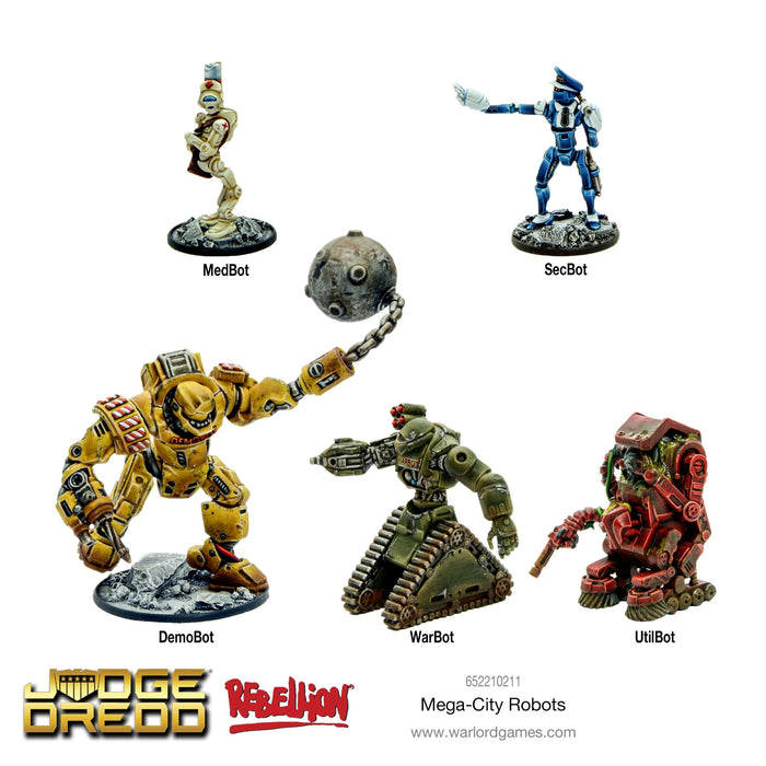 Judge Dredd Mega-City Robots New - Tistaminis