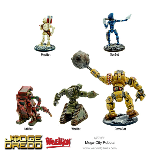 Judge Dredd Mega-City Robots New - Tistaminis