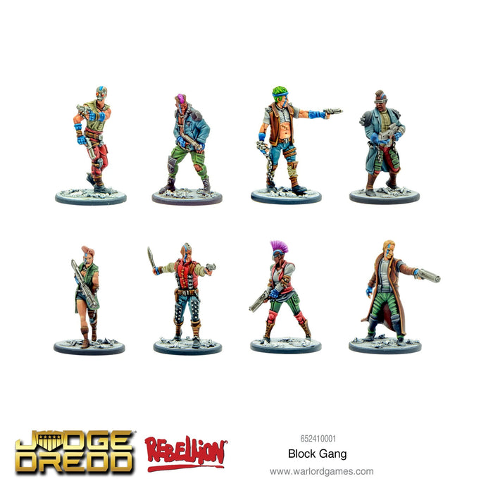 Judge Dredd Block Gang New - Tistaminis