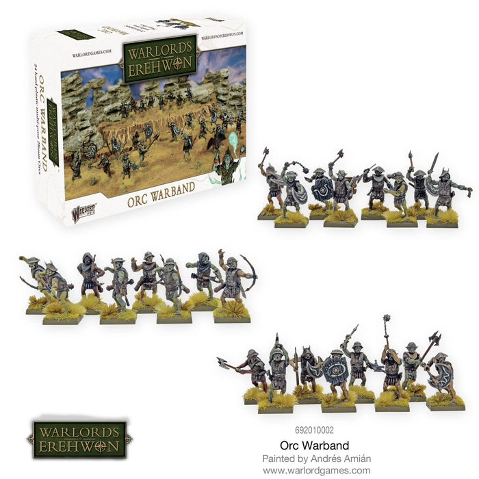 Warlords of Erehwon - Orc Warband New - Tistaminis