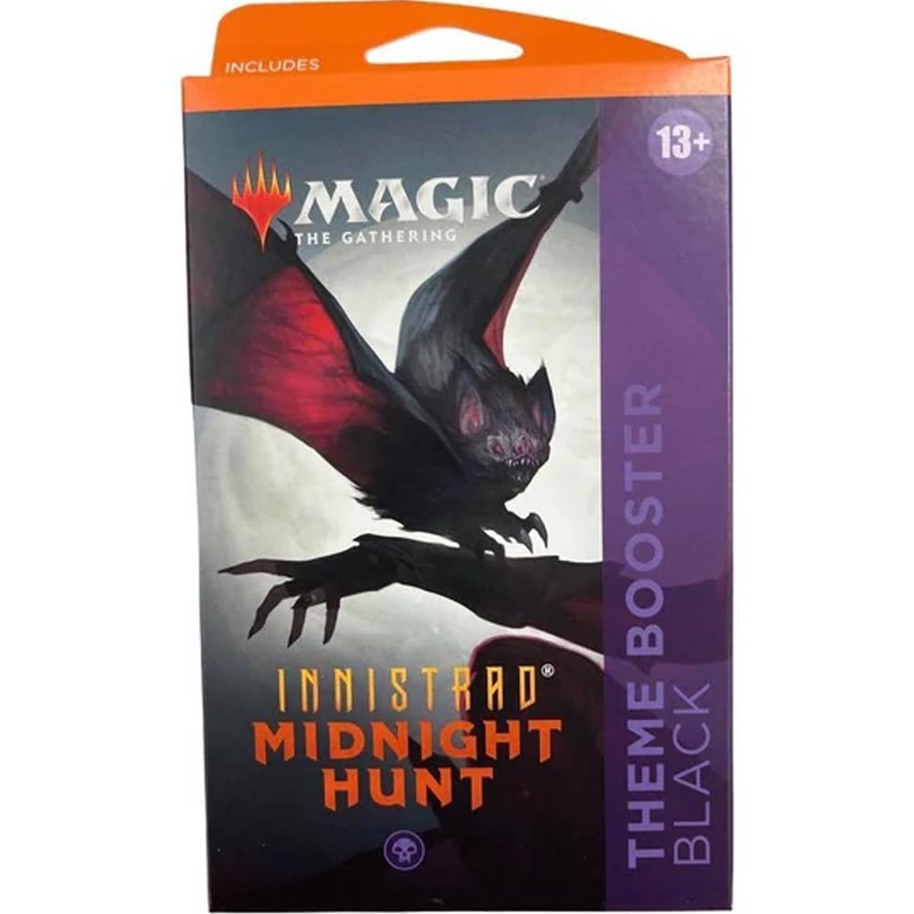 Magic The Gathering Innistrad Midnight Hunt Theme Booster - Black - Tistaminis