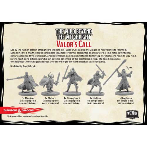 D&D: Collector's Series: The Wild Beyond the Witchlight: Valors Call (5 fig) - Tistaminis