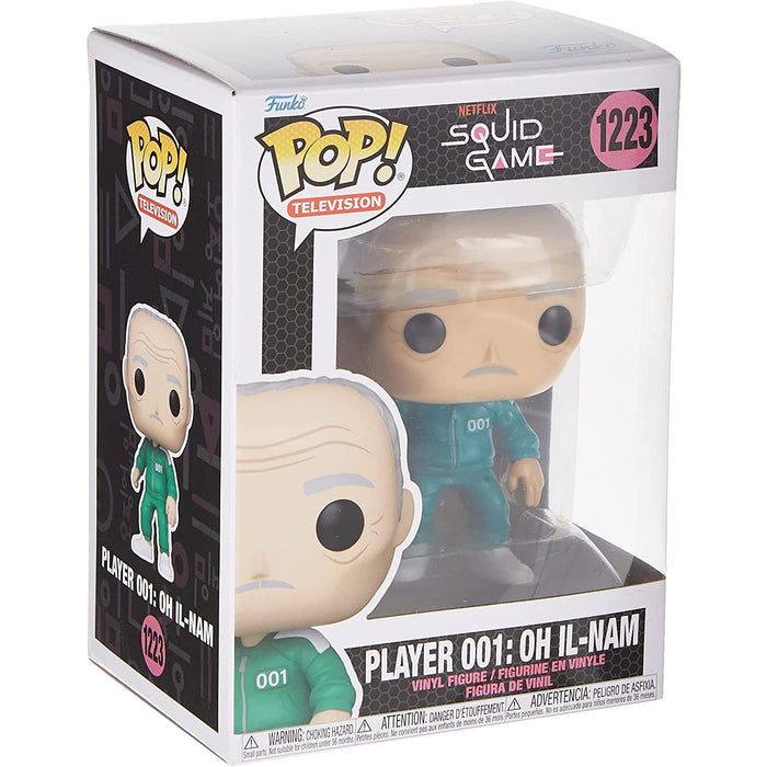 FUNKO POP TV SQUID GAME PLAYER 001 OH IL-NAM #1223 - Tistaminis