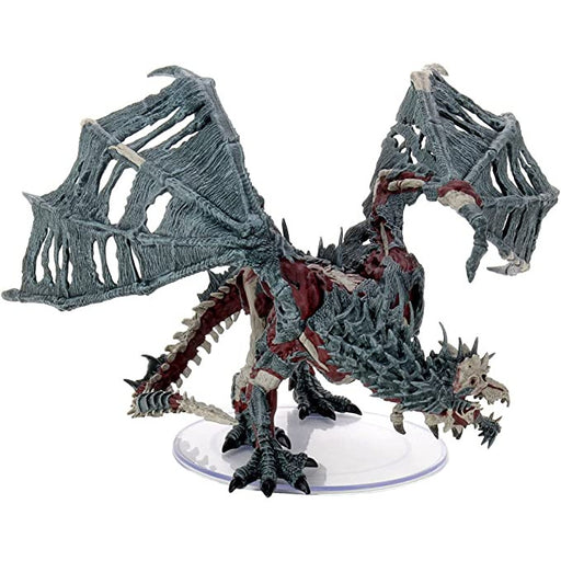 D&D Minis:Icons of the Realms: Set 18: Boneyard - Green Dracolich Premium Set New - Tistaminis