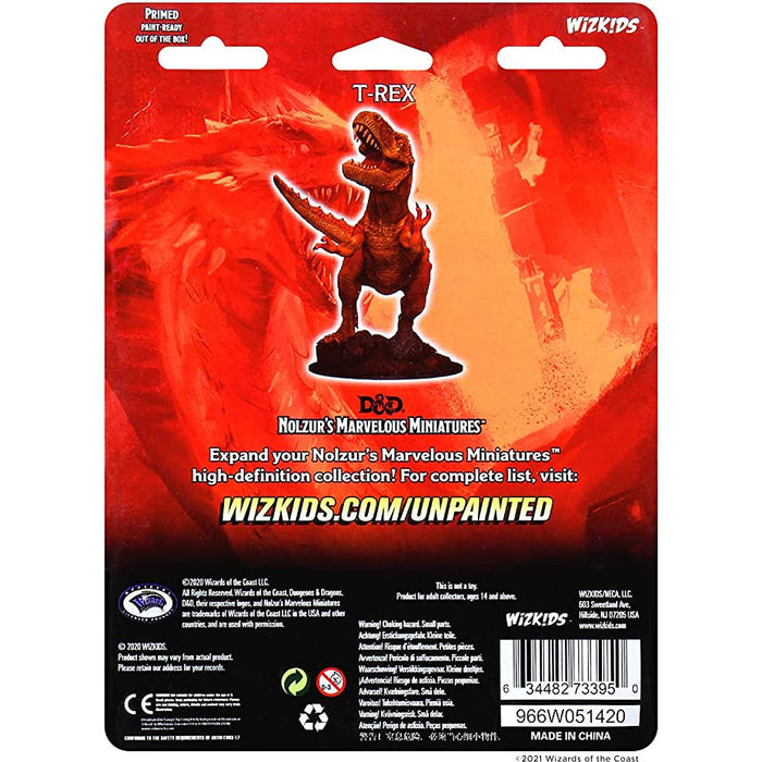 Dungeons and Dragons Nolzur's Marvelous Unpainted Miniatures: Wave 6: T-Rex - Tistaminis