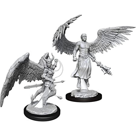 D&D Nolzur's Marvelous Unpainted Miniatures: Wave 13: Deva & Erinyes New - Tistaminis