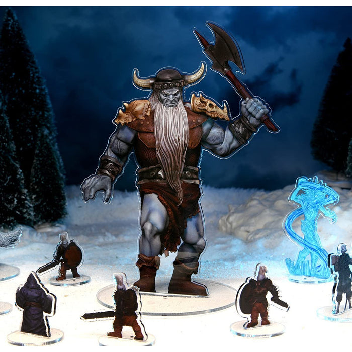 Dungeons & Dragons IDOLS 2D MINIS: SET 2: FROST GIANT New - Tistaminis