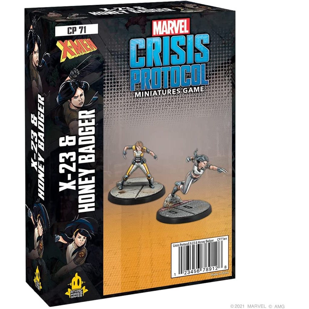 Marvel Crisis Protocol: X-23 & Honey Badger Character Pack - Tistaminis