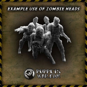 Puppets War Zombie heads New - Tistaminis