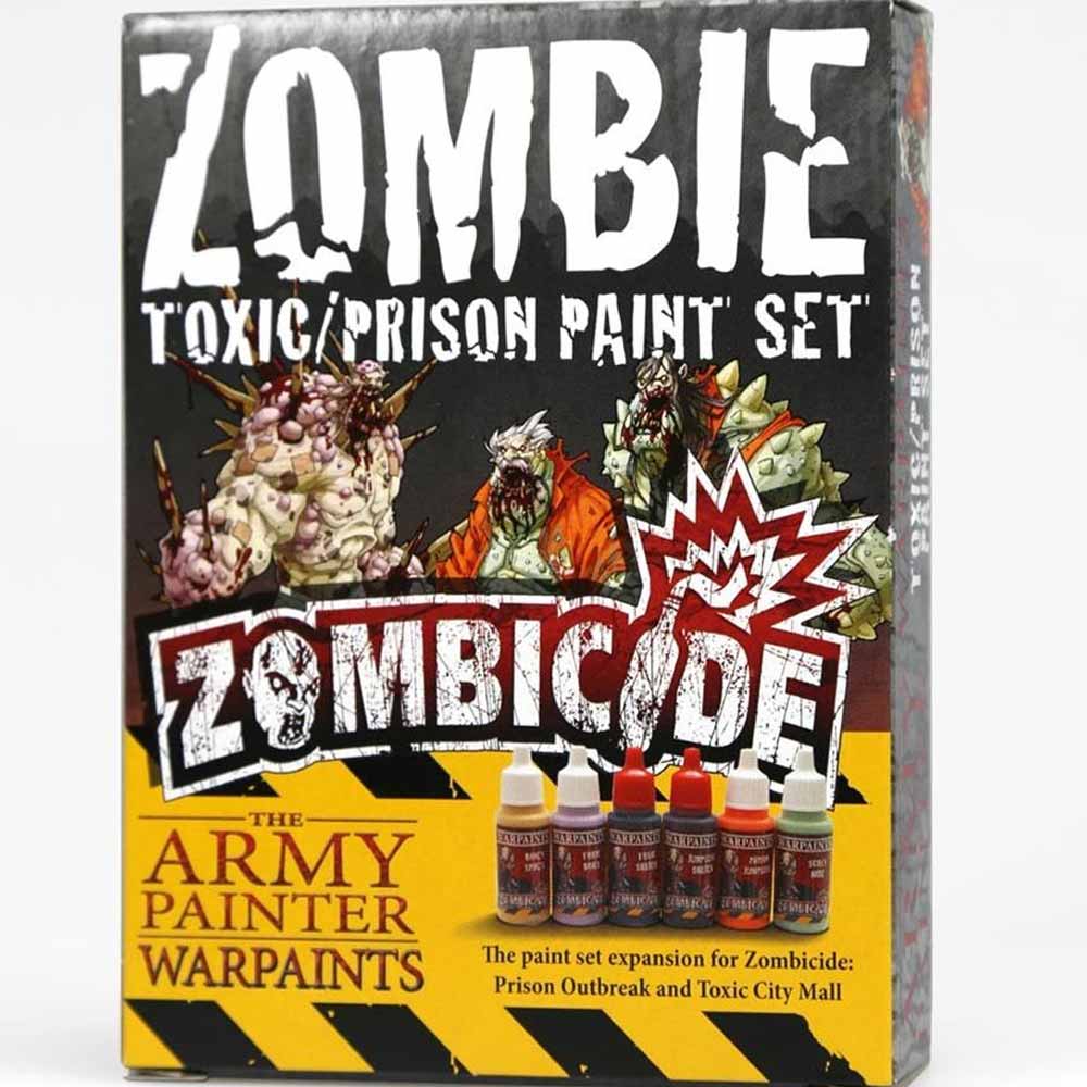 THE ARMY PAINTER ZOMBICIDE TOXIC/PRISON PAINT SET NEW - Tistaminis