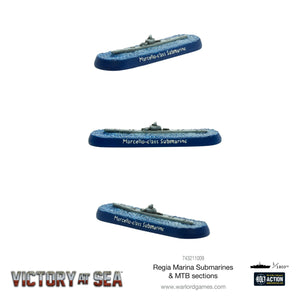 Victory at Sea - Regia Marina Submarines & MTB sections New - Tistaminis
