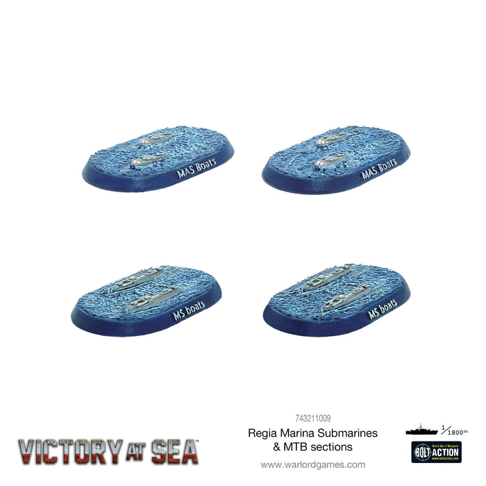 Victory at Sea - Regia Marina Submarines & MTB sections New - Tistaminis