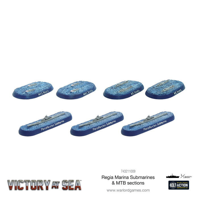 Victory at Sea - Regia Marina Submarines & MTB sections New - Tistaminis