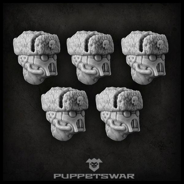 Puppets War Masked Ushanka heads New - Tistaminis