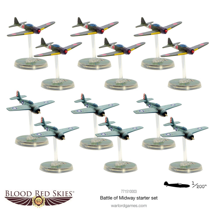 Blood Red Skies The Battle of Midway - BRS starter set New - Tistaminis