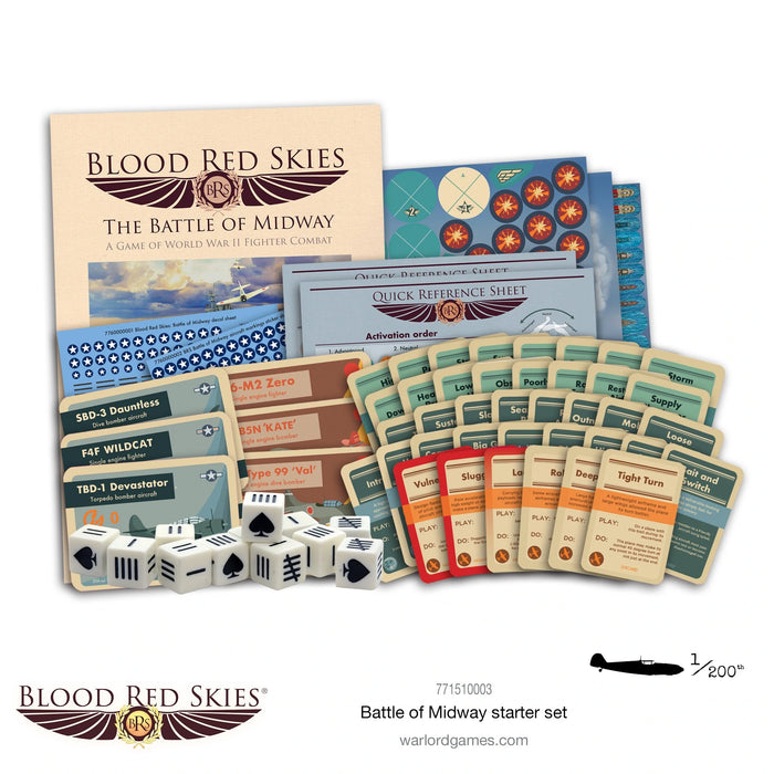 Blood Red Skies The Battle of Midway - BRS starter set New - Tistaminis