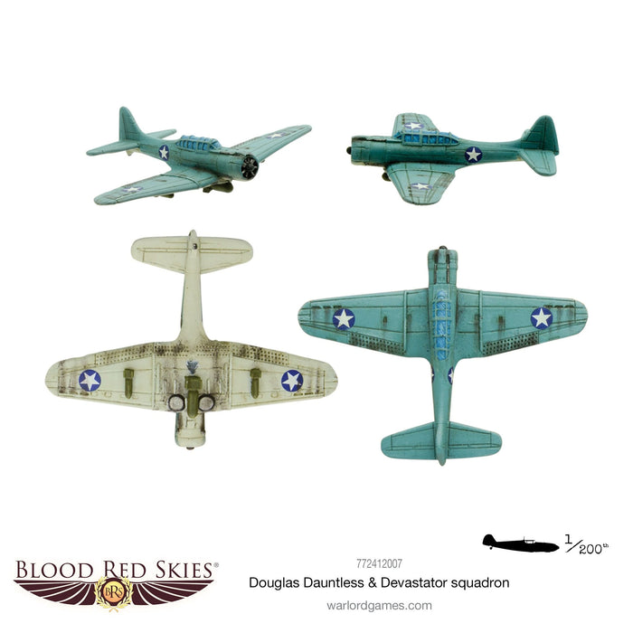 Blood Red Skies Douglas Dauntless & Devastator squadron New - Tistaminis