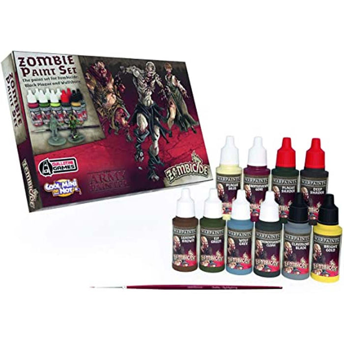 WARPAINTS ZOMBICIDE BLACK PLAGUE PAINT SET NEW - Tistaminis