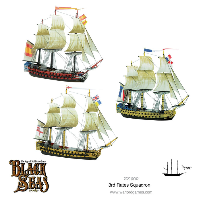 Warlord Games Black Seas 3rd Rates Squadron (1770 - 1830) - 792010002 - Tistaminis