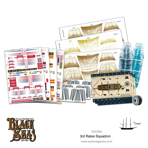 Warlord Games Black Seas 3rd Rates Squadron (1770 - 1830) - 792010002 - Tistaminis