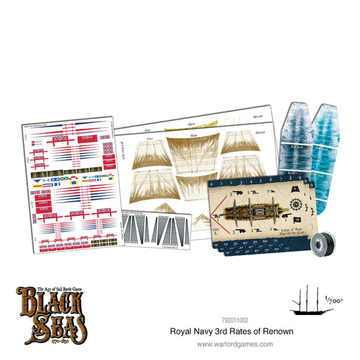 Black Seas: Royal Navy 3rd Rates of Renown New - Tistaminis