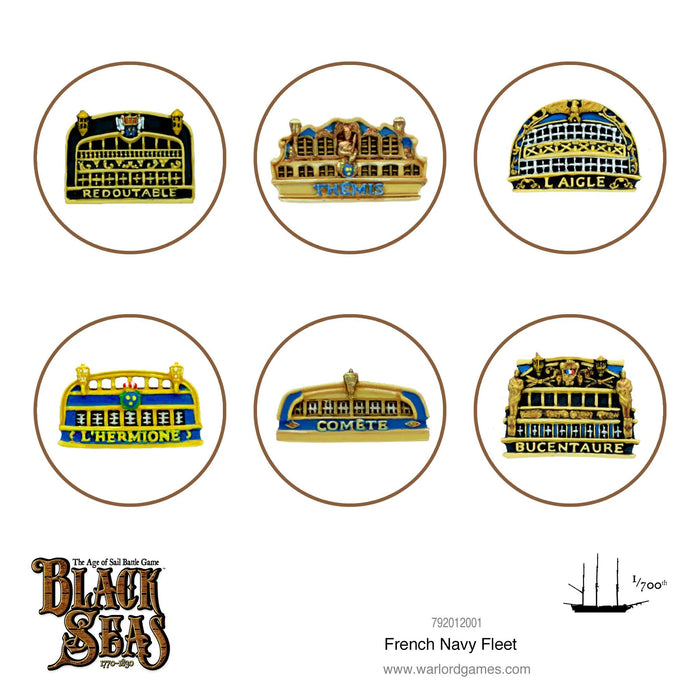 Warlord Games Black Seas French Navy Fleet (1770 - 1830) - 792012001 - Tistaminis