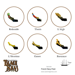 Warlord Games Black Seas French Navy Fleet (1770 - 1830) - 792012001 - Tistaminis