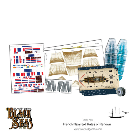 Black Seas: French Navy  3rd Rates of Renown New - Tistaminis