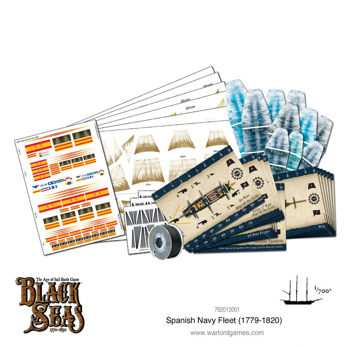 Black Seas Spanish Navy Fleet (1770 - 1830) New - Tistaminis