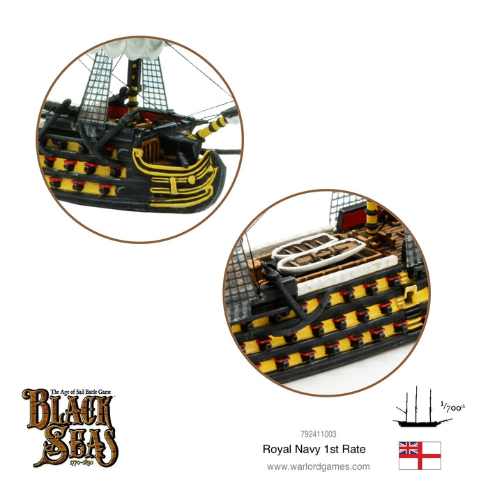 Warlord Games Black Seas Royal Navy 1st Rate - 792411003 - Tistaminis