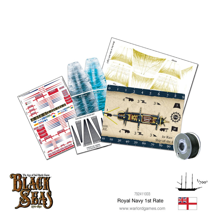 Warlord Games Black Seas Royal Navy 1st Rate - 792411003 - Tistaminis