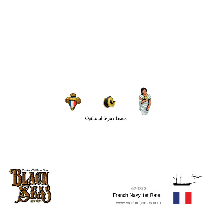 Warlord Games Black Seas French Navy 1st Rate - 792412003 - Tistaminis