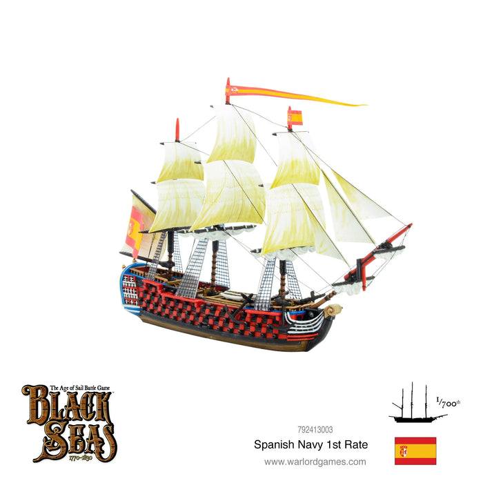 Warlord Games Black Seas Spanish Navy 1st Rate - 792413003 - Tistaminis