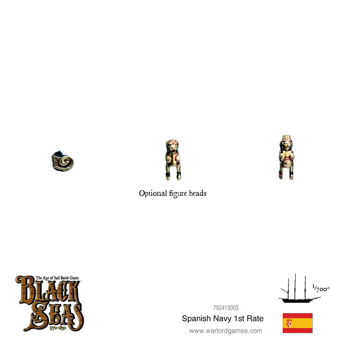 Warlord Games Black Seas Spanish Navy 1st Rate - 792413003 - Tistaminis