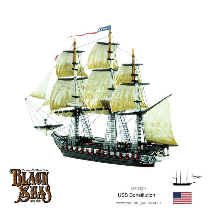 Black Seas USS Constitution New - Tistaminis