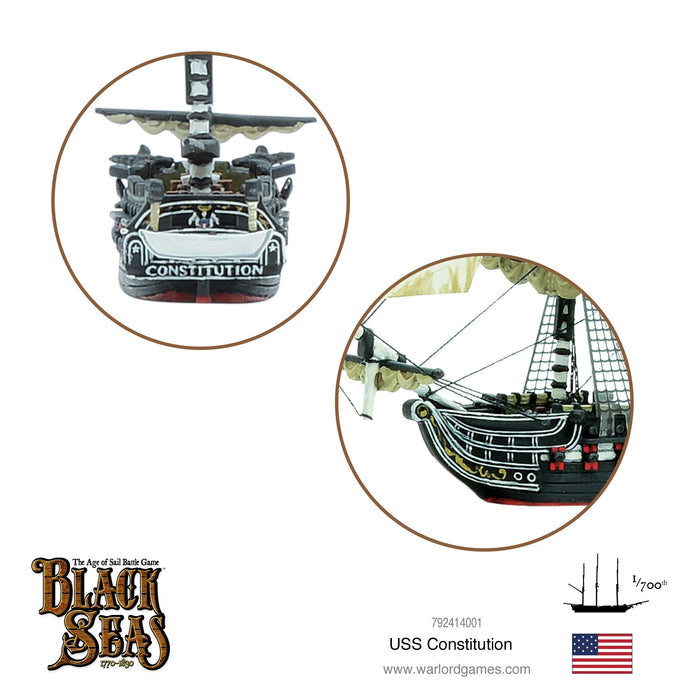 Black Seas USS Constitution New - Tistaminis